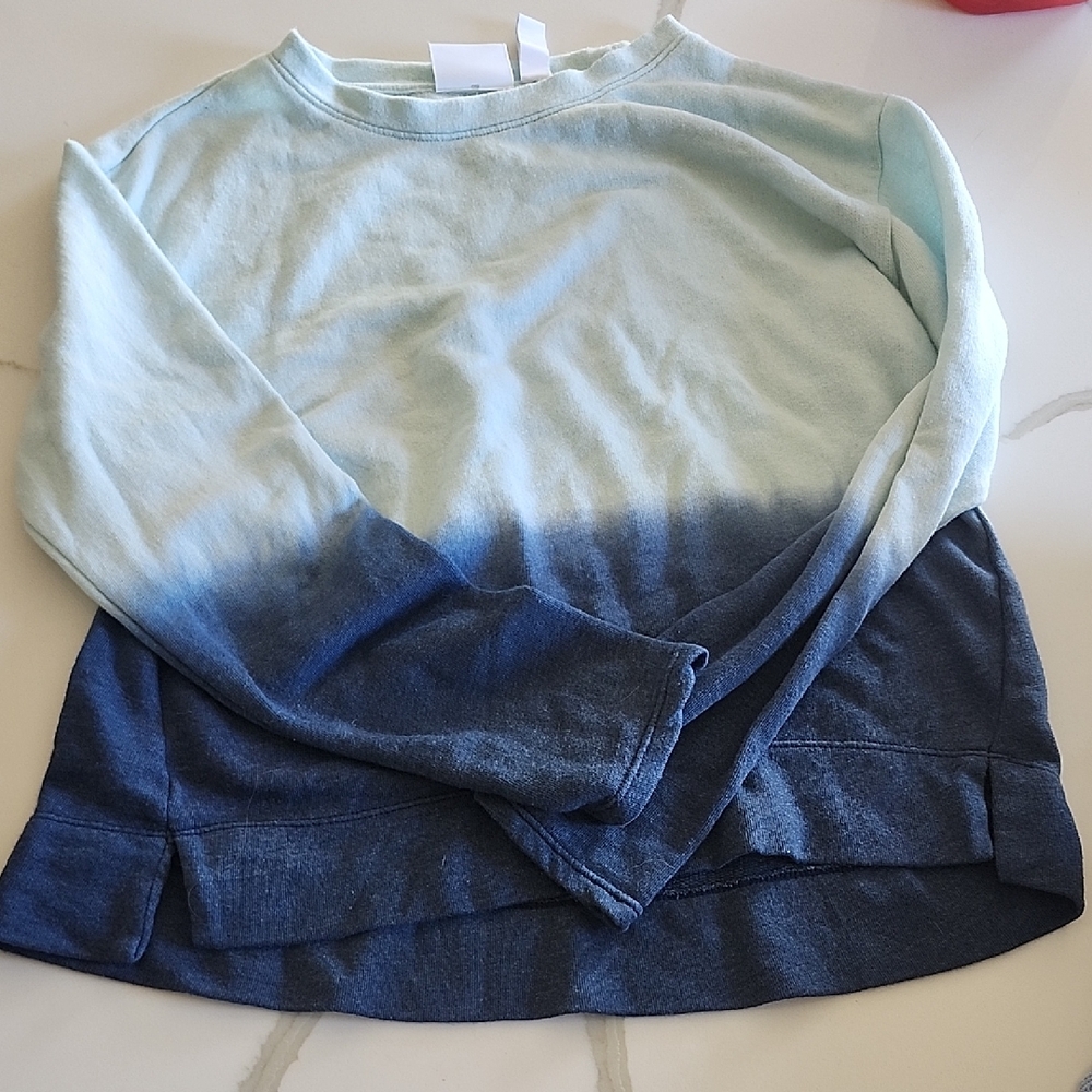 Zella Blue and White Kids Sweatshirt